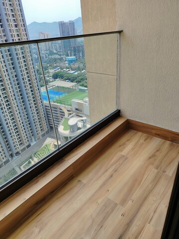 Balcony in 2 BHK Apartment at Raymond Ten X Vibes, J K Gram – for Rent