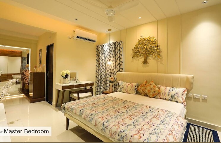 Bedroom, my-home-krishe 3 Bedroom 2780 Sq.Ft. Apartment In Financial District Hyderabad 8594632