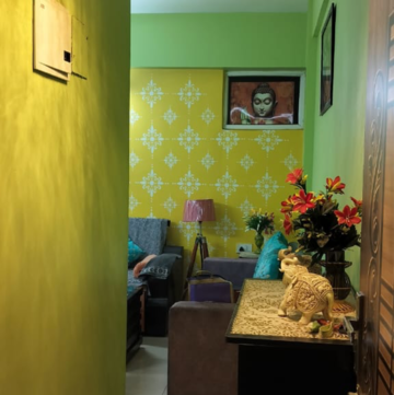 Living Room in 2 BHK Apartment at Signature Global The Roselia, Sector 95a – for Rent
