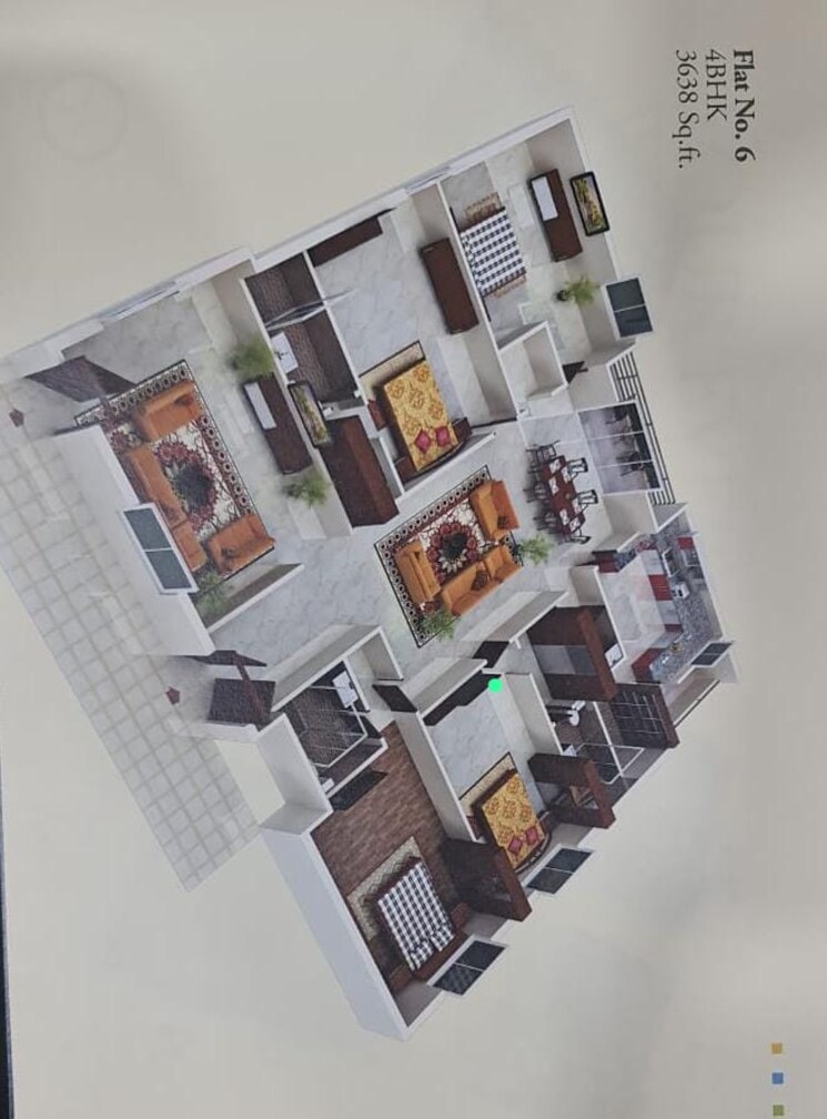 Floor Plan, amn-divine-banjara 4 Bedroom 3638 Sq.Ft. Apartment In Banjara Hills Hyderabad 8594649