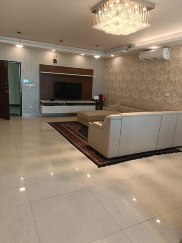 Living Room in 3 BHK Apartment at Salarpuria Sattva Magnificia, Old Madras Road – for Rent