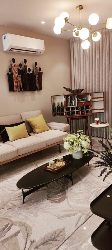 Living Room in 3 BHK Apartment at Omaxe Royal Residency Faridabad, Sector 79 – for Rent