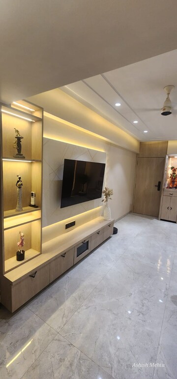 Kitchen in 2 BHK Apartment at Hiranandani Fortune City, New Panvel – for Rent