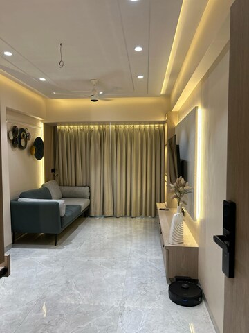 Living Room in 2 BHK Apartment at Hiranandani Fortune City, New Panvel – for Rent