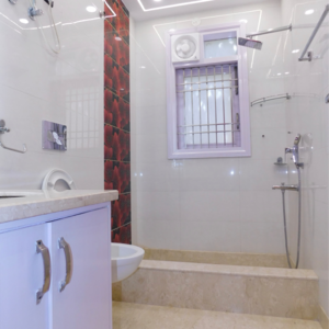 Bathroom in 3 BHK Builder Floor at South Extension I – for Sale