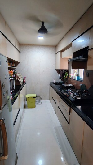 Kitchen in 3 BHK Apartment at Dhaval Sunrise Orlem, Malad West – for Sale