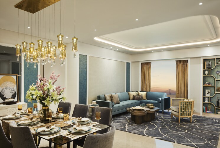 Living Room, lodha-world-view 4 Bedroom 2056 Sq.Ft. Apartment In Worli Mumbai 8594802