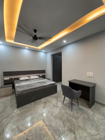 Bedroom in 1 BHK Builder Floor at Sector 55 – for Rent