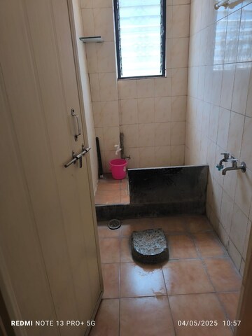 Bathroom in 3 BHK Apartment at Sangli Miraj Road – for Rent