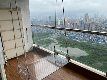 Balcony in 3 BHK Apartment at Lodha Aura, Wadala – for Sale