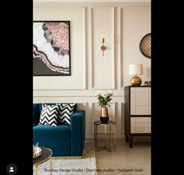 Living Room in 2 BHK Apartment at JP Decks, Goregaon East – for Rent