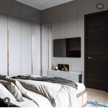 Bedroom in 2 BHK Apartment at JP Decks, Goregaon East – for Rent