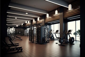 Gym in 4 BHK Apartment at Rustomjee Crown, Prabhadevi – for Sale