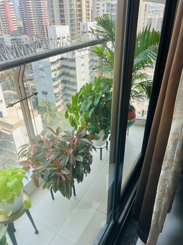 Balcony in 2 BHK Apartment at Cosmopolis Tower, Andheri West – for Rent