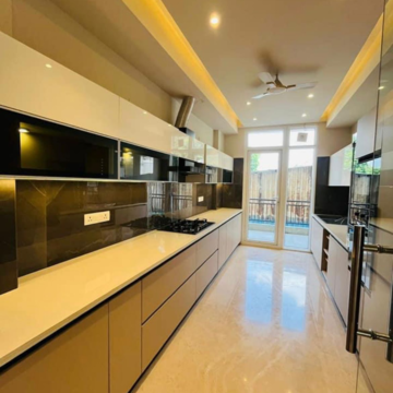 Kitchen in 4 BHK Builder Floor at Uppal Southend, Sector 49 – for Sale