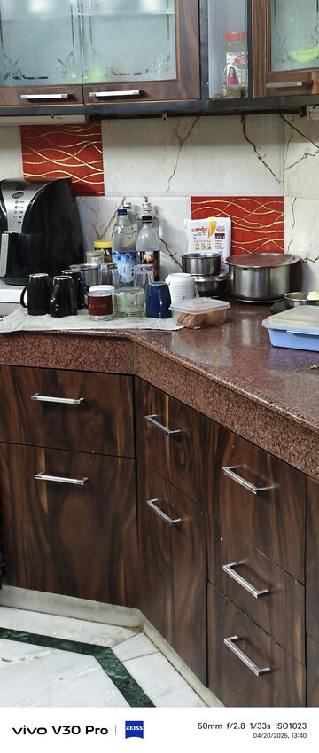 Kitchen in 3 BHK Apartment at Vigyapan Lok Apartments, Mayur Vihar Phase 1 – for Rent