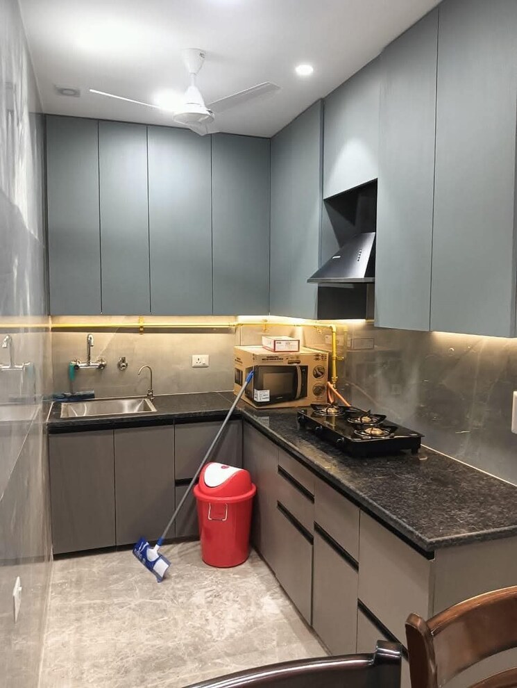 Kitchen, navsena-apartment 2 Bedroom 900 Sq.Ft. Builder Floor In Pitampura Delhi 8595332