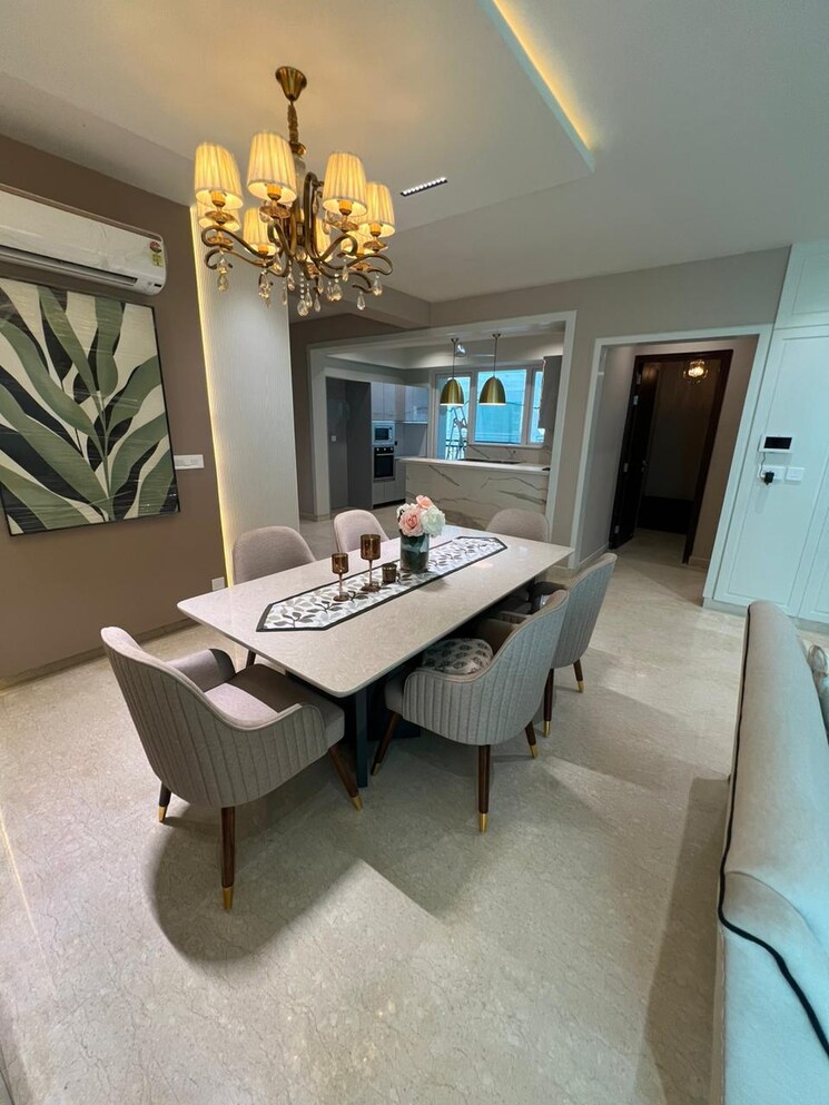 Living Room, maya-green-lotus-utsav 5 Bedroom 3130 Sq.Ft. Apartment In International Airport Road Zirakpur 8595443