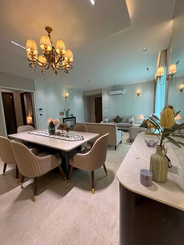 Living Room in 5 BHK Apartment at Maya Green Lotus Utsav, International Airport Road – for Sale