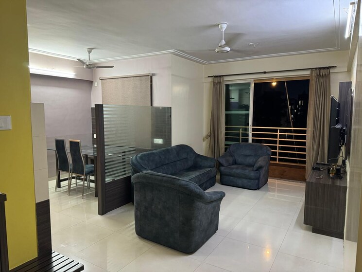Living Room, comfort-zone 2 Bedroom 830 Sq.Ft. Apartment In Balewadi Pune 8595562