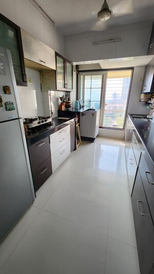 Kitchen in 4 BHK Apartment at Vrindavan Society Borivali West, Borivali West – for Sale
