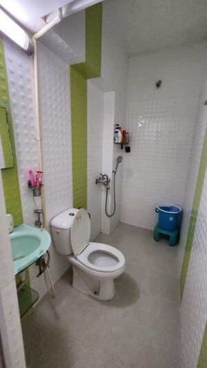 Bathroom in 4 BHK Apartment at Vrindavan Society Borivali West, Borivali West – for Sale