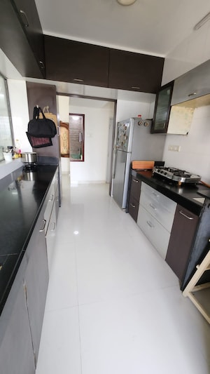 Kitchen in 4 BHK Apartment at Vrindavan Society Borivali West, Borivali West – for Sale