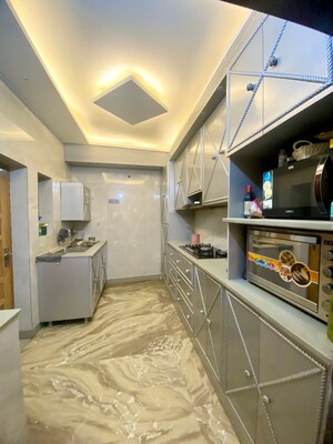 Kitchen in 6+ BHK Builder Floor at Rely Home, Green Fields Colony – for Sale