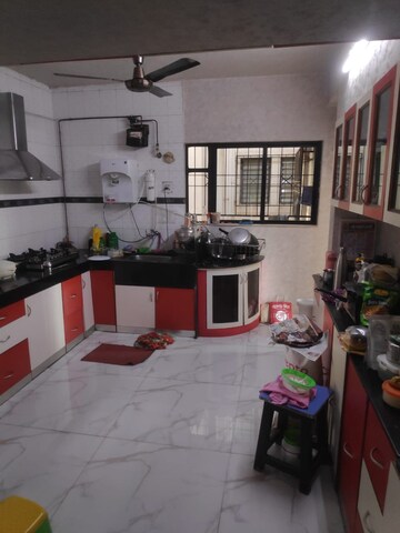 Kitchen in 3 BHK Apartment at Vrindavan Apartments Bhusari Colony, Bhusari Colony – for Rent