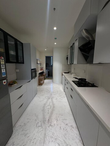 Kitchen in 3 BHK Apartment at Bhartiya City Leela Residences, Thanisandra Main Road – for Sale