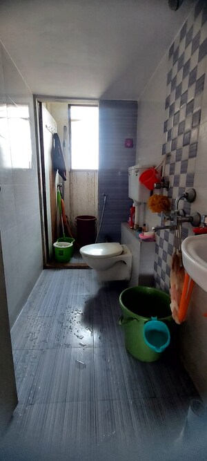 Bathroom in 1 BHK Apartment at Parsik Nagar – for Sale