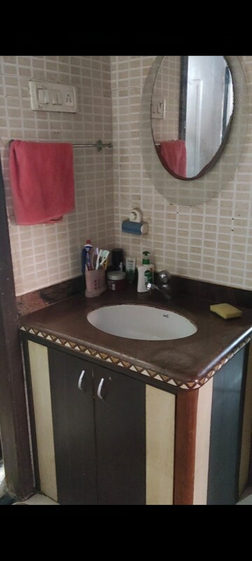 Bathroom in 2 BHK Apartment at Regency Estate, Dombivli East – for Rent