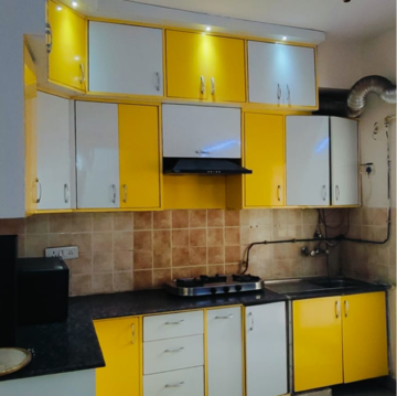 Kitchen in 3 BHK Apartment at Gardenia Golf City, Noida Central – for Rent