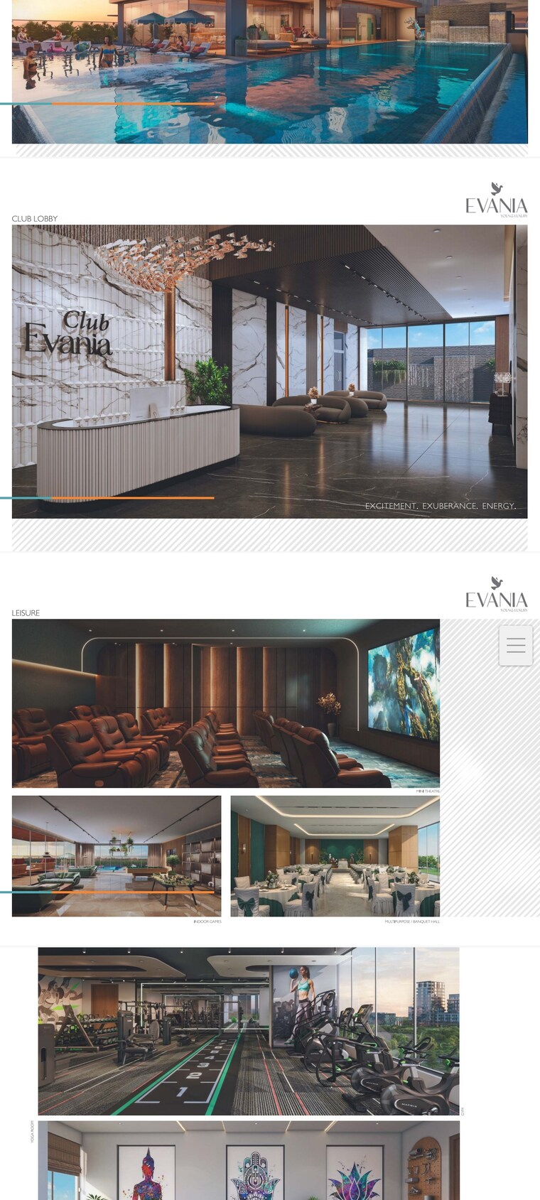 Kitchen, avr-evania 4 Bedroom 3315 Sq.Ft. Apartment In Kokapet Hyderabad 8595955