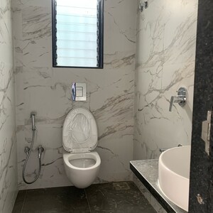 Bathroom in 3 BHK Apartment at H Rishabraj Mangalesh, Dalvi Nagar – for Sale