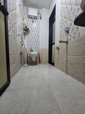 Bathroom in 2 BHK Apartment at Parsik Nagar – for Sale