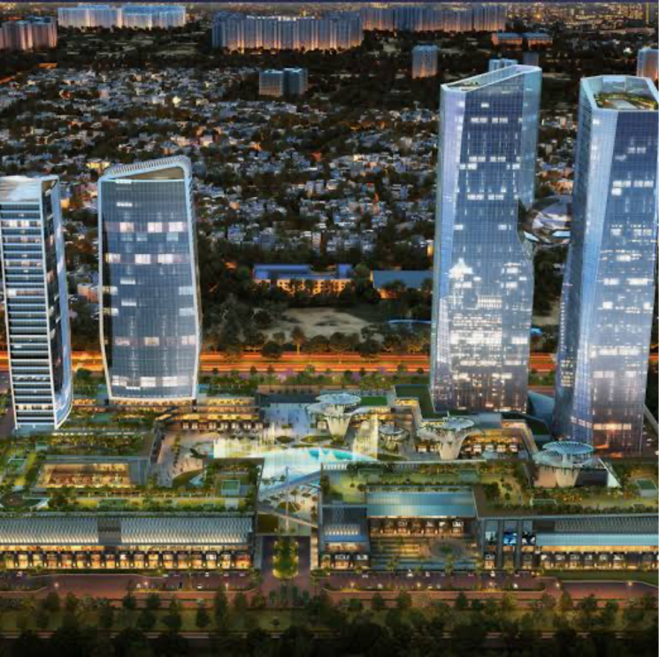 Master Plan, bhutani-cyberthum Commercial Office Space 500 Sq.Ft. In Sector 140a Noida 8596106