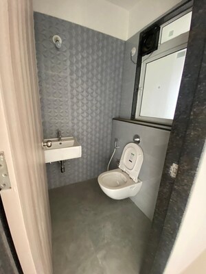Bathroom in 2 BHK Apartment at Ashar Axis, Majiwada – for Sale