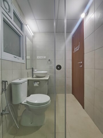 Bathroom in 3 BHK Apartment at Bhartiya City, Thanisandra Main Road – for Rent