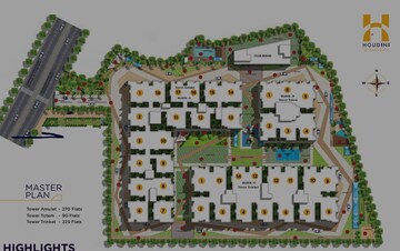 Master Plan in 2 BHK Apartment at Vaishnavi Houdini, Bandlaguda Jagir – for Sale