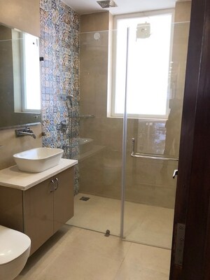 Bathroom in 3 BHK Builder Floor at Sushant Lok I – for Sale