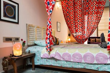 Bedroom in 3 BHK Apartment at Greater Kailash I – for Rent