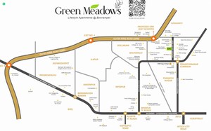 2 BHK Apartment – Map Location View at Bachupally - for Sale