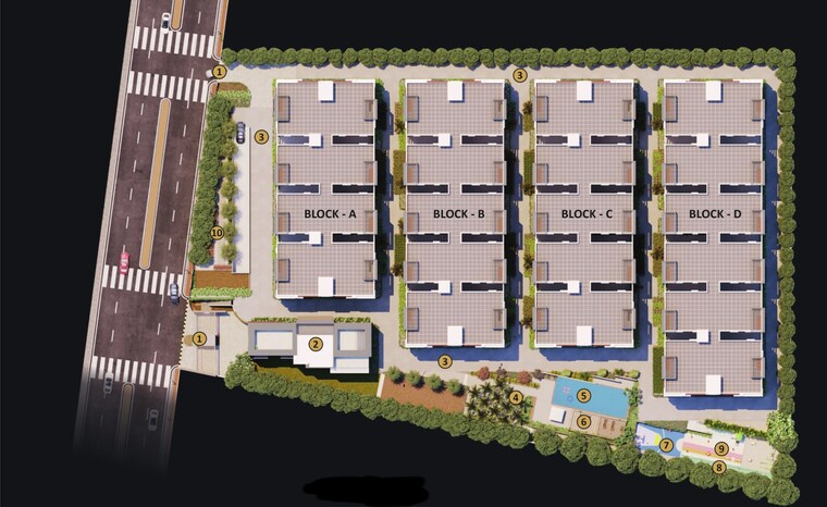 Master Plan, bachupally 2 Bedroom 1168 Sq.Ft. Apartment In Bachupally Hyderabad 8596737