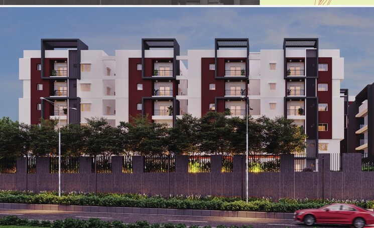 Exterior View, bachupally 3 Bedroom 1560 Sq.Ft. Apartment In Bachupally Hyderabad 8596741