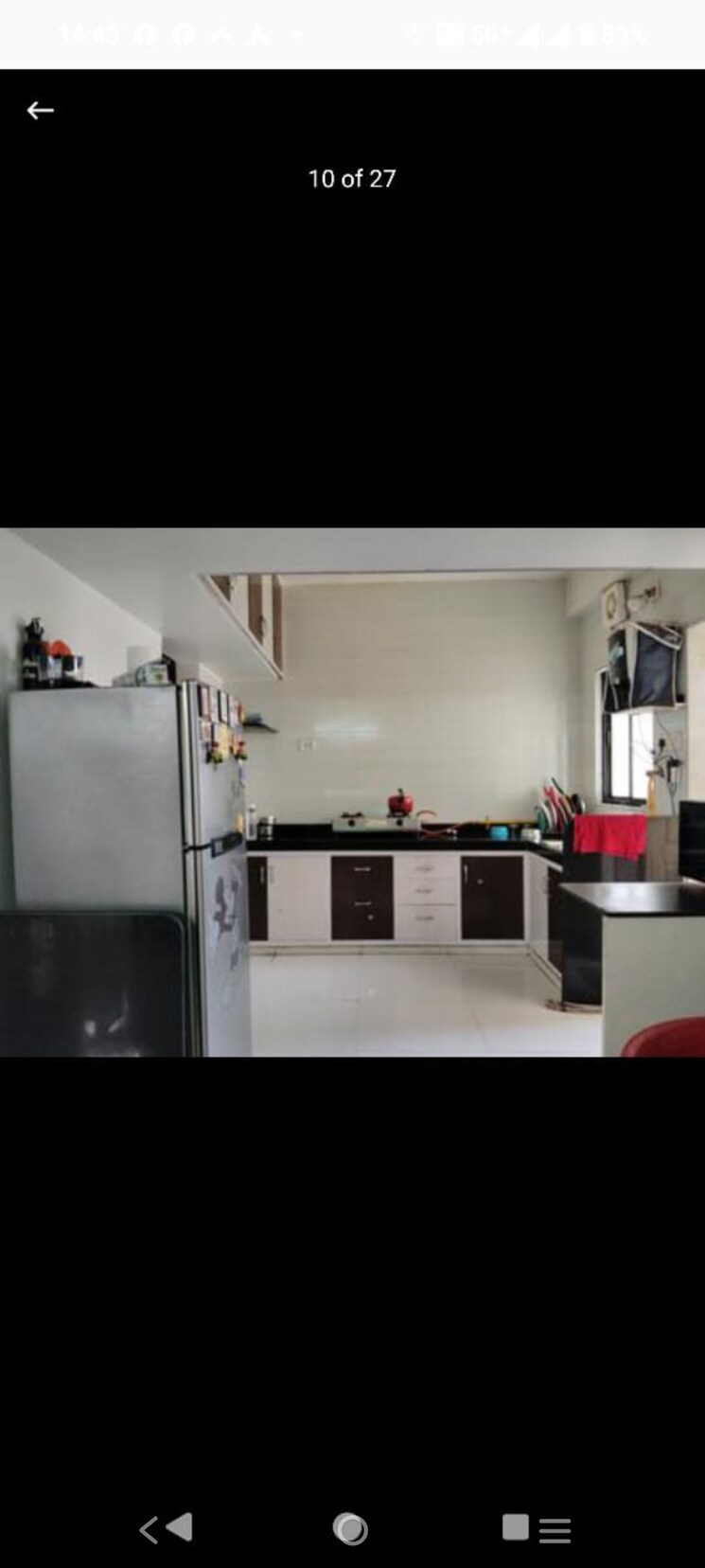 Kitchen, aanira-one 3 Bedroom 1400 Sq.Ft. Apartment In Gota Ahmedabad 8596825