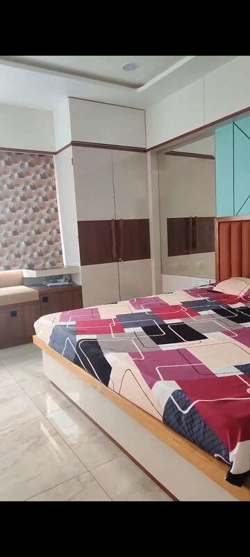 Master Bedroom in 3 BHK Apartment at Chandarana Sharnam Aayan, Zundal – for Rent