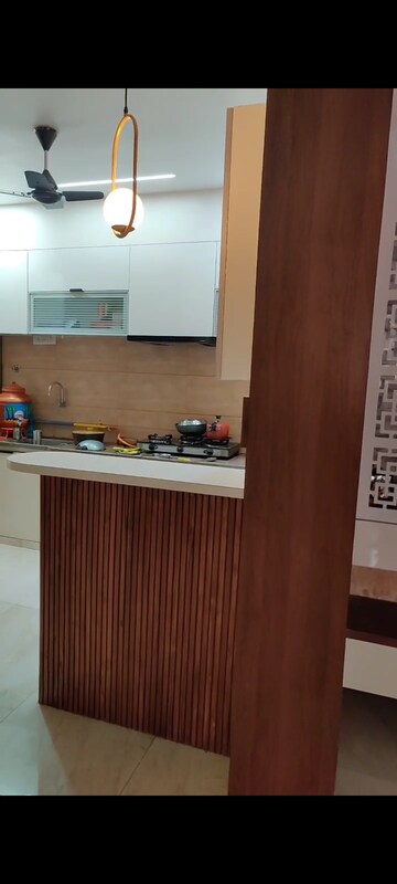 Kitchen in 3 BHK Apartment at Chandarana Sharnam Aayan, Zundal – for Rent