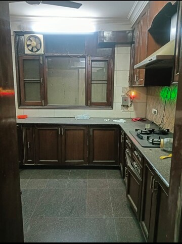 Kitchen in 3.5 BHK Builder Floor at Chittaranjan Park – for Rent
