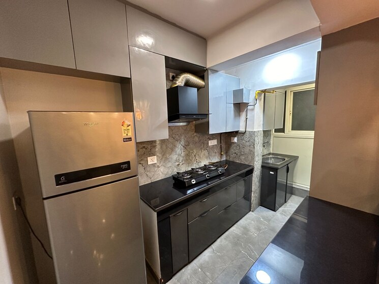 Kitchen, paras-tierea 3 Bedroom 1410 Sq.Ft. Apartment In Sector 137 Noida 8596950